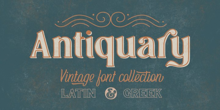 Antiquary font preview