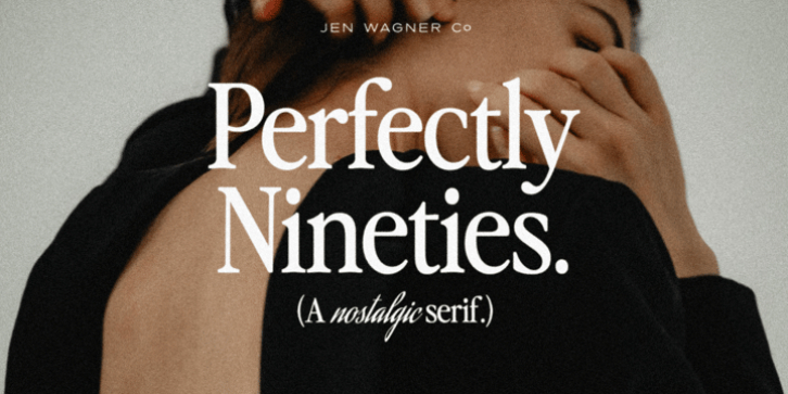 Perfectly Nineties font preview
