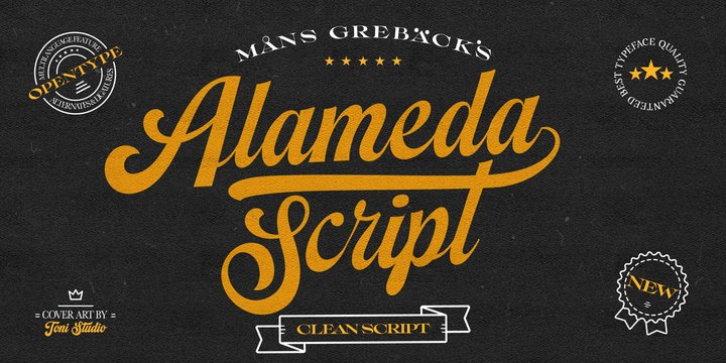 Alameda Script font preview