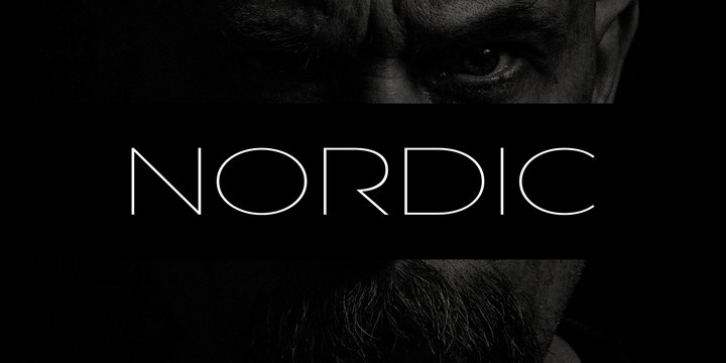 Vista Nordic font preview