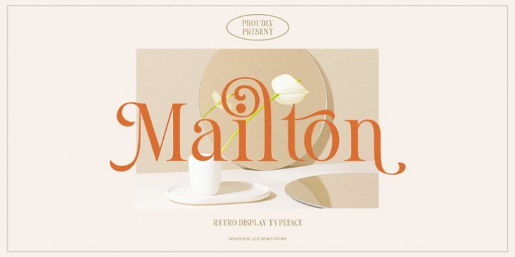 Mailton font preview