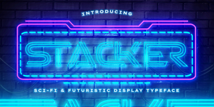 Stacker font preview