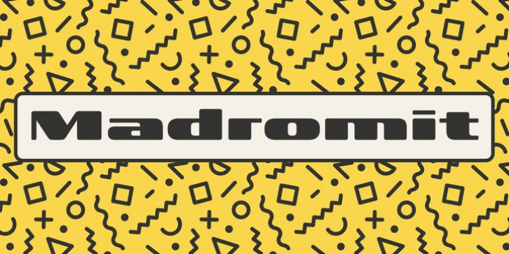 Madromit font preview