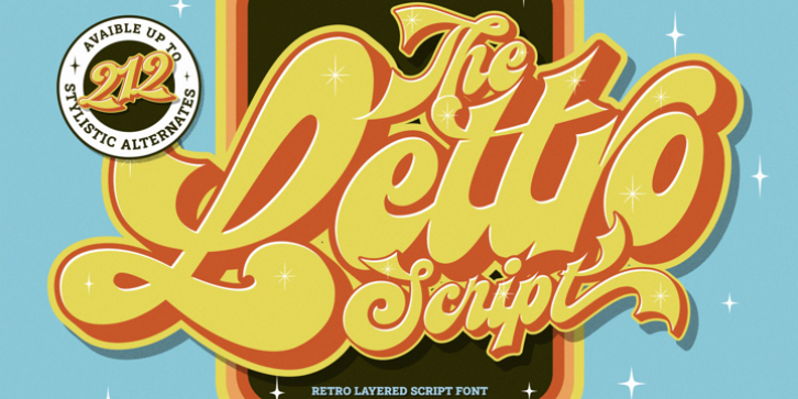 Lettro Script font preview