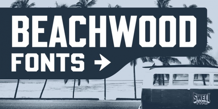 Beachwood font preview