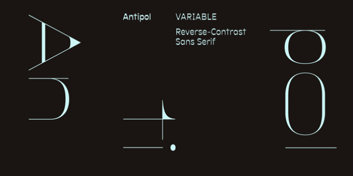Antipol Variable font preview