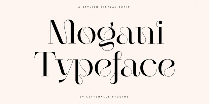 Mogani font preview