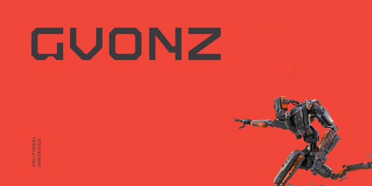 Gvonz font preview
