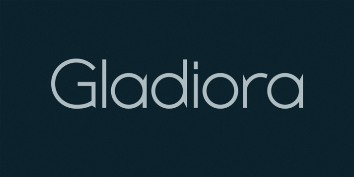 Gladiora font preview