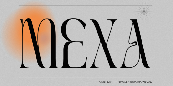Mexa font preview