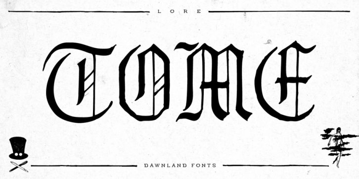 Lore font preview
