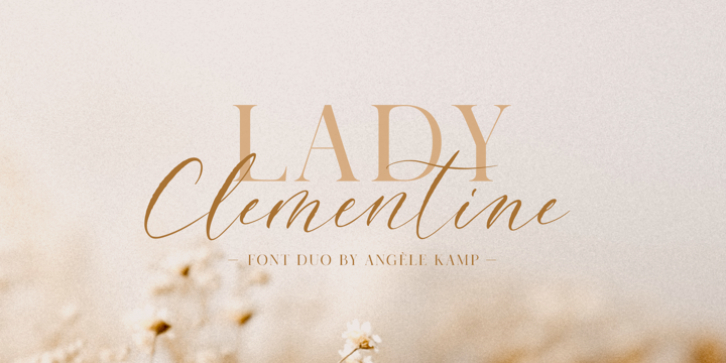 Lady Clementine font preview