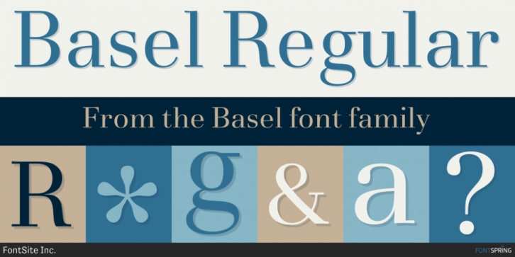 Basel font preview