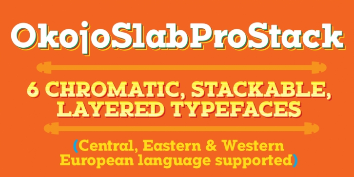 Okojo Slab Pro Stack font preview
