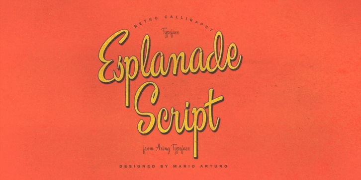 Esplanade Script font preview