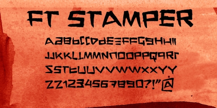 FT Stamper font preview