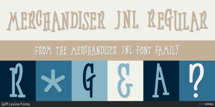 Merchandiser JNL font preview