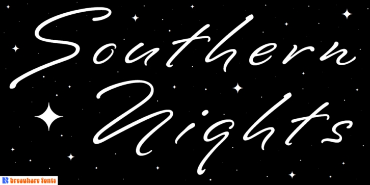 Southern Nights font preview