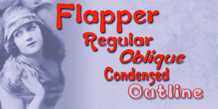 Flapper font preview