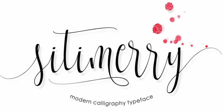 Sitimerry Script font preview