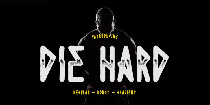 Die Hard font preview