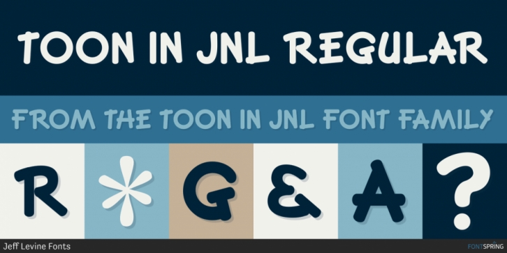 Toon In JNL font preview