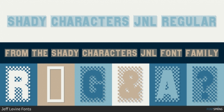 Shady Characters JNL font preview
