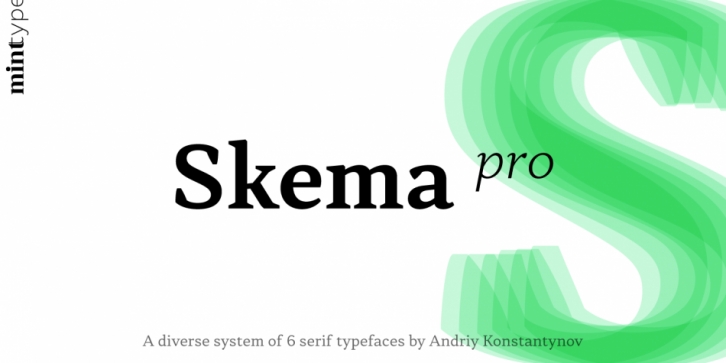 Skema Pro Title font preview