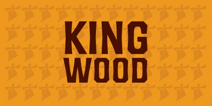 King Wood font preview