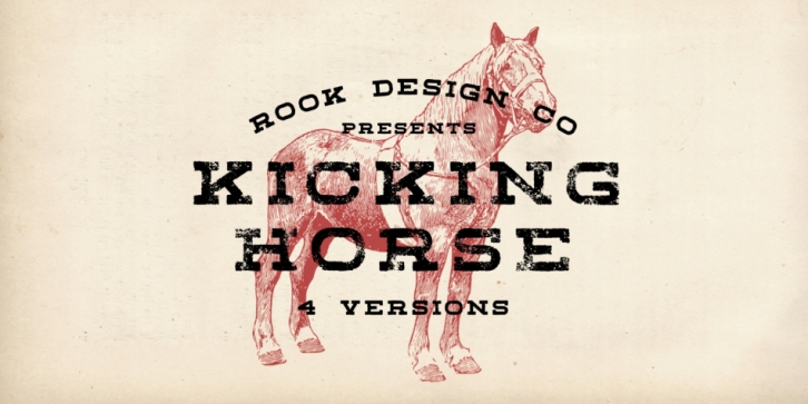 Kicking Horse font preview