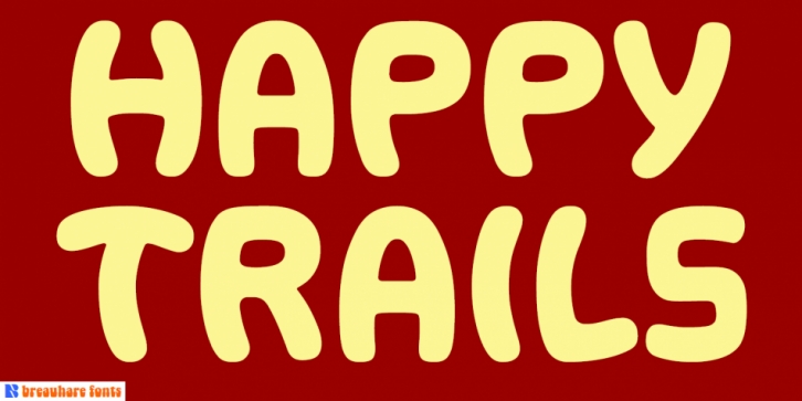 Happy Trails font preview