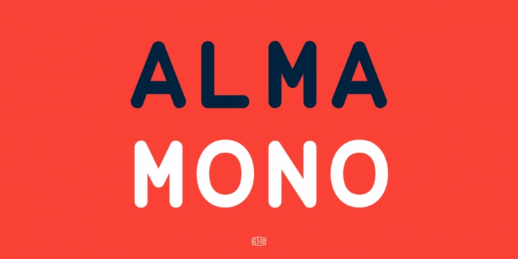 Alma Mono font preview