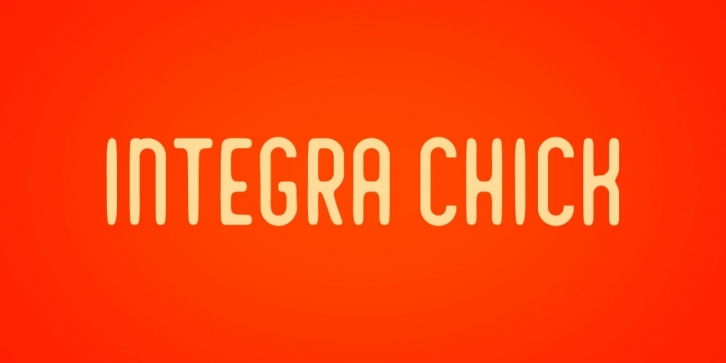 Integra Chic font preview