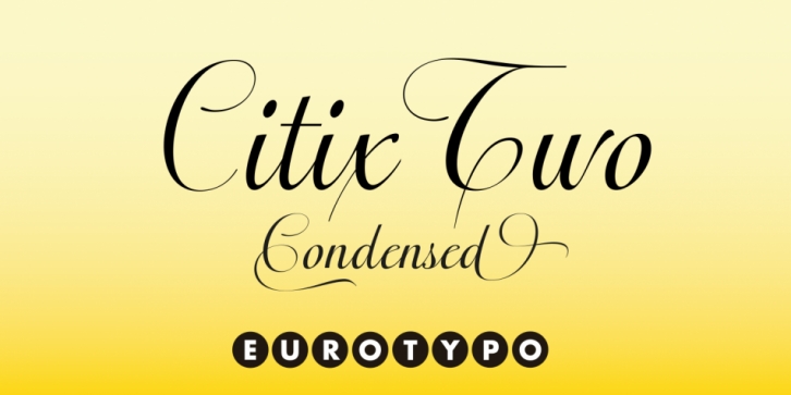 Citix Two Condensed font preview