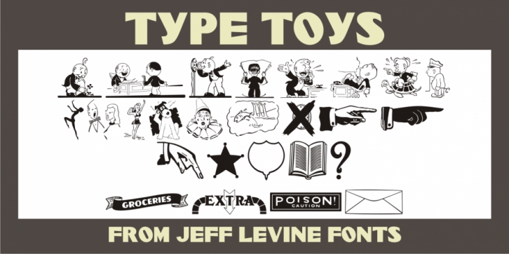 Type Toys JNL font preview