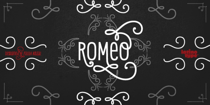 Romeo font preview