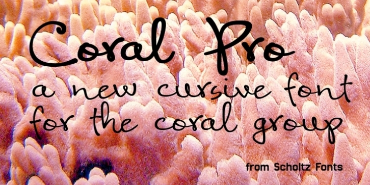 Coral font preview