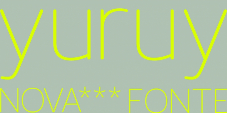 Yuruy font preview
