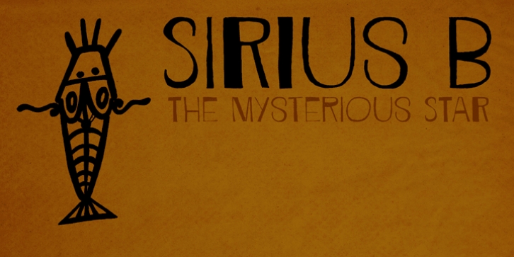 Sirius B font preview