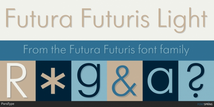 Futura Futuris font preview