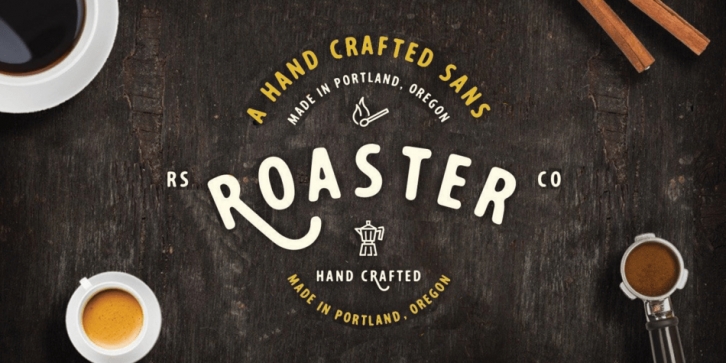 Roaster font preview