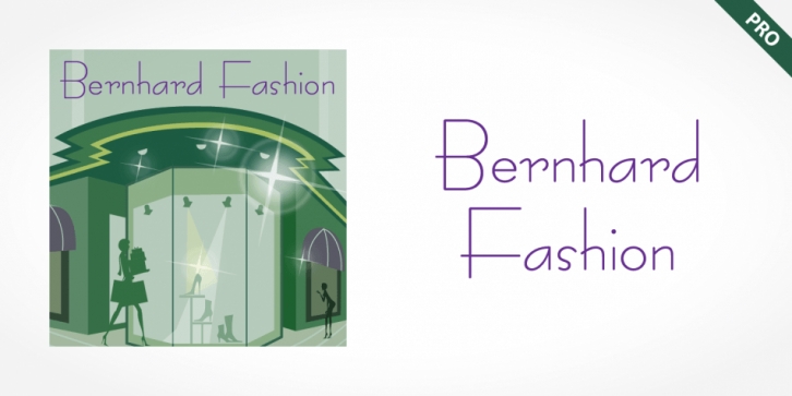 Bernhard Fashion Pro font preview