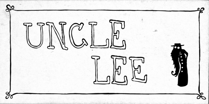 Uncle Lee font preview