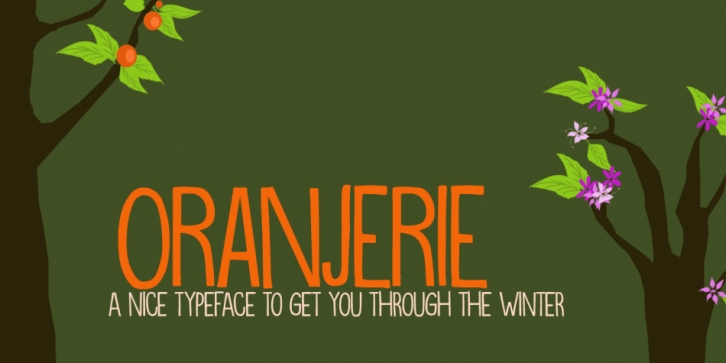 Oranjerie font preview