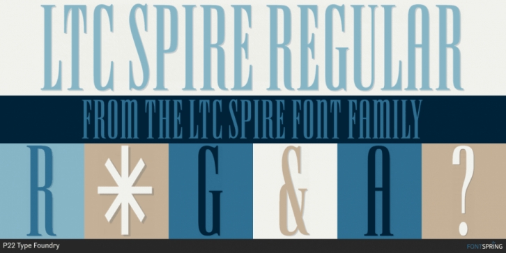 LTC Spire font preview