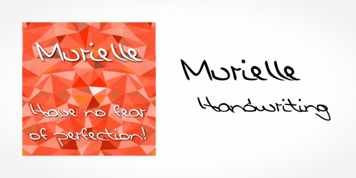 Murielle Handwriting font preview