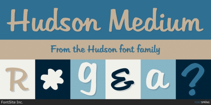 Hudson font preview