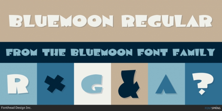 BlueMoon font preview