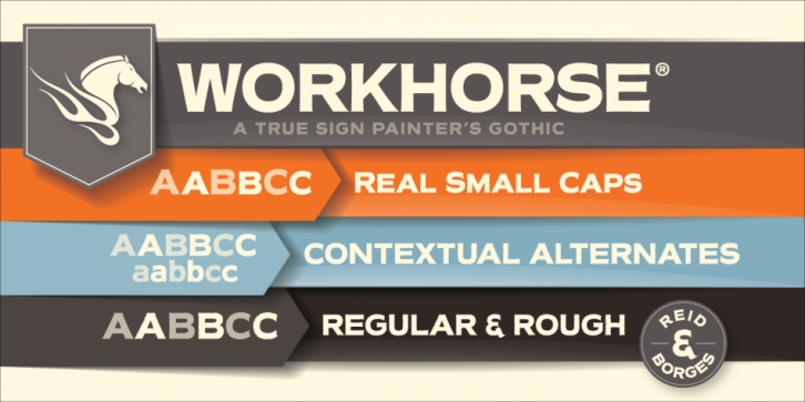 Workhorse font preview