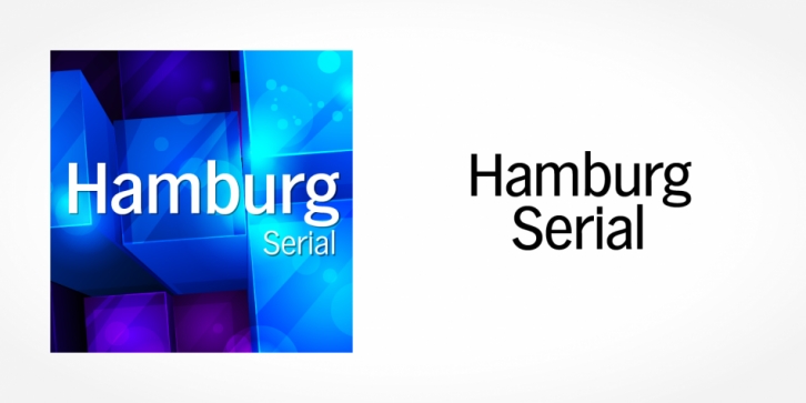 Hamburg Serial font preview